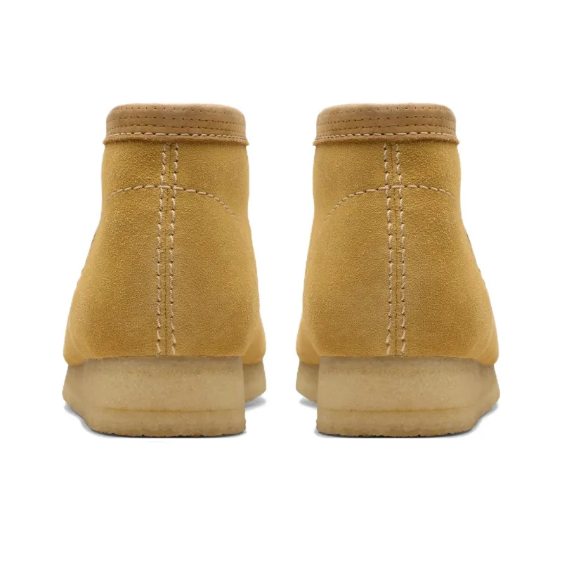 Clarks Wallabee Ankle Boots Men's Gold Umber-4