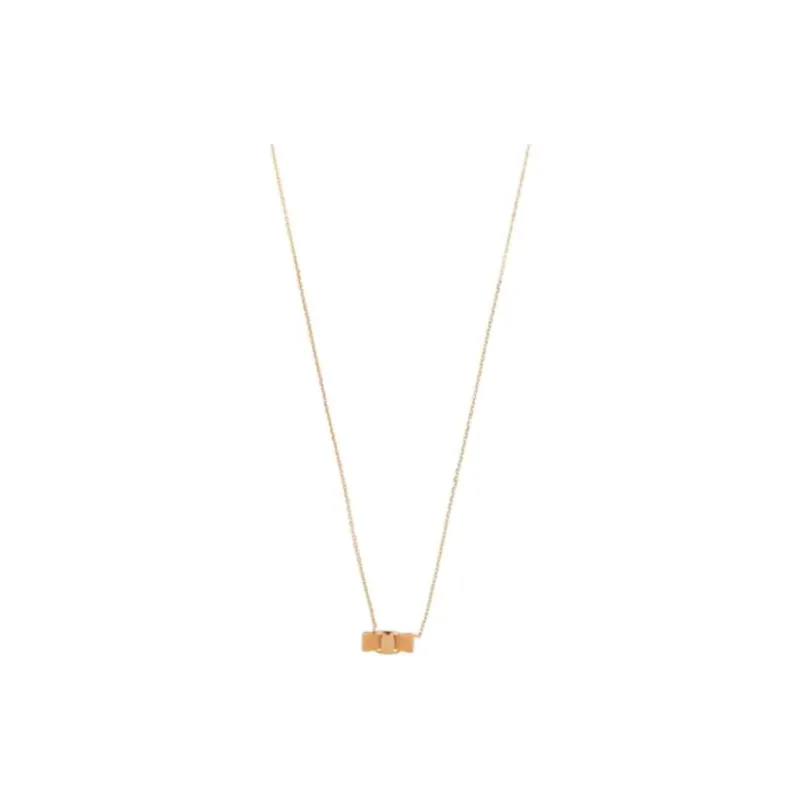 Ferragamo Vara Bow Pendant Necklace-0