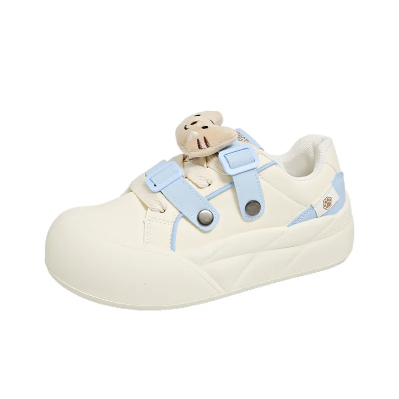 BANWEIDIYA Anti Slip And Wear Resistant Height Increasing Low Top Skateboard Shoes Women's-4