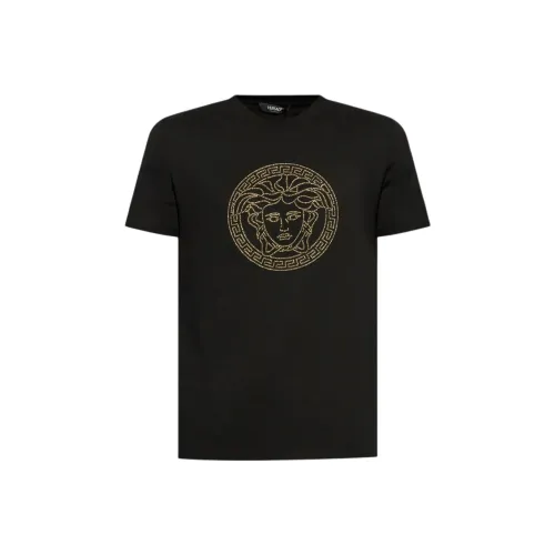 VERSACE Medusa Embellished T shirt