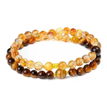 CMFY Tiger's Eye Stone Jade Bracelets Unisex