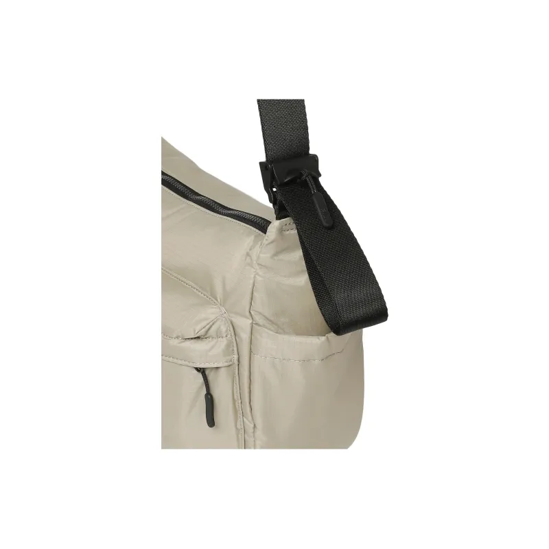 FILA Nylon Crossbody Bag Medium Size Unisex Beige-3
