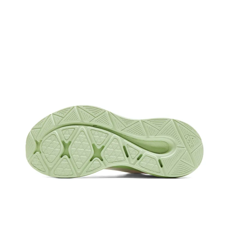 PEAK Cushioning Rebound Wear-Resistant Lightweight Slip-Resistant Low-Top Running Shoes Men's Super-Light White Green-5