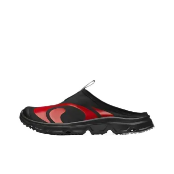 SALOMON RX Slide 3.0 Lightweight Low Top Casual Shoes Unisex Black Alloy Fire Red