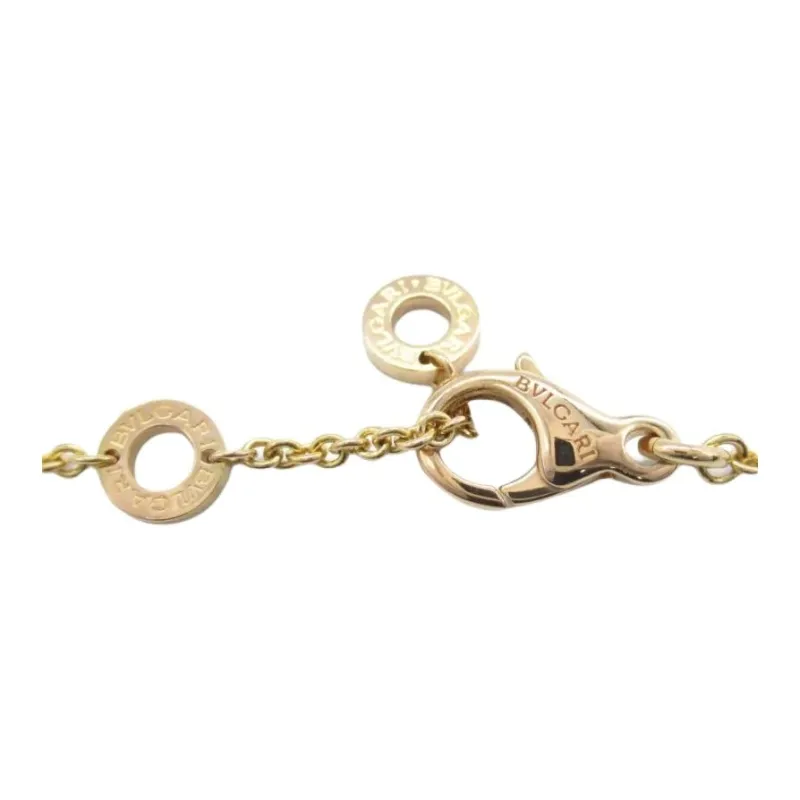 BVLGARI 2010s 18K Rose Gold Diamond And Onyx Necklace-2