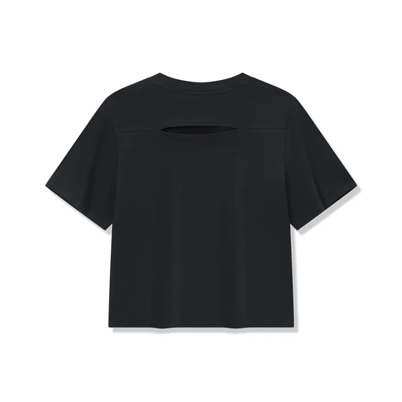 XTEP T Shirts Women's Jet Black-1