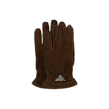 PRADA Triangle Logo Gloves