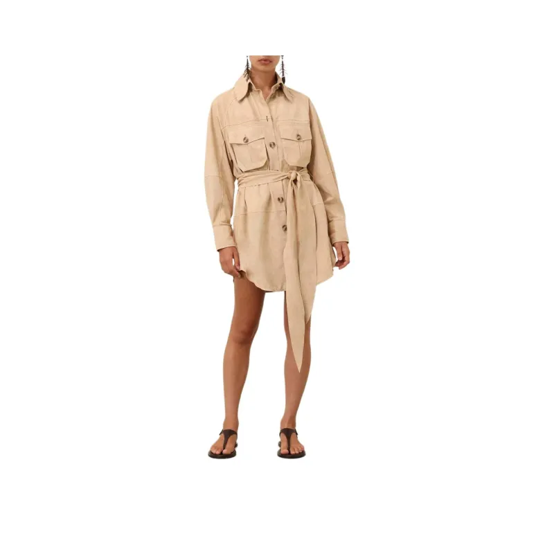 Zimmermann SS25 Long Sleeved Dresses Women's Brown-1