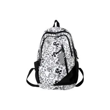 H YXIANG Nylon Backpack Regular Unisex Multicolor