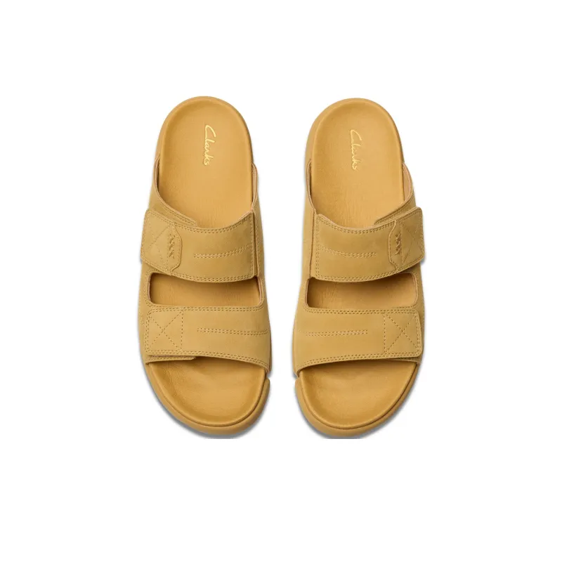Clarks Slide Slippers Unisex Yellow-2