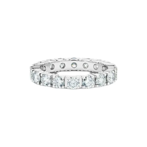 De Beers Platinum Db Classic Full Eternity Diamond Band Ring