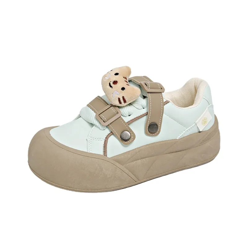 BANWEIDIYA Anti Slip And Wear Resistant Height Increasing Low Top Skateboard Shoes Women's-6