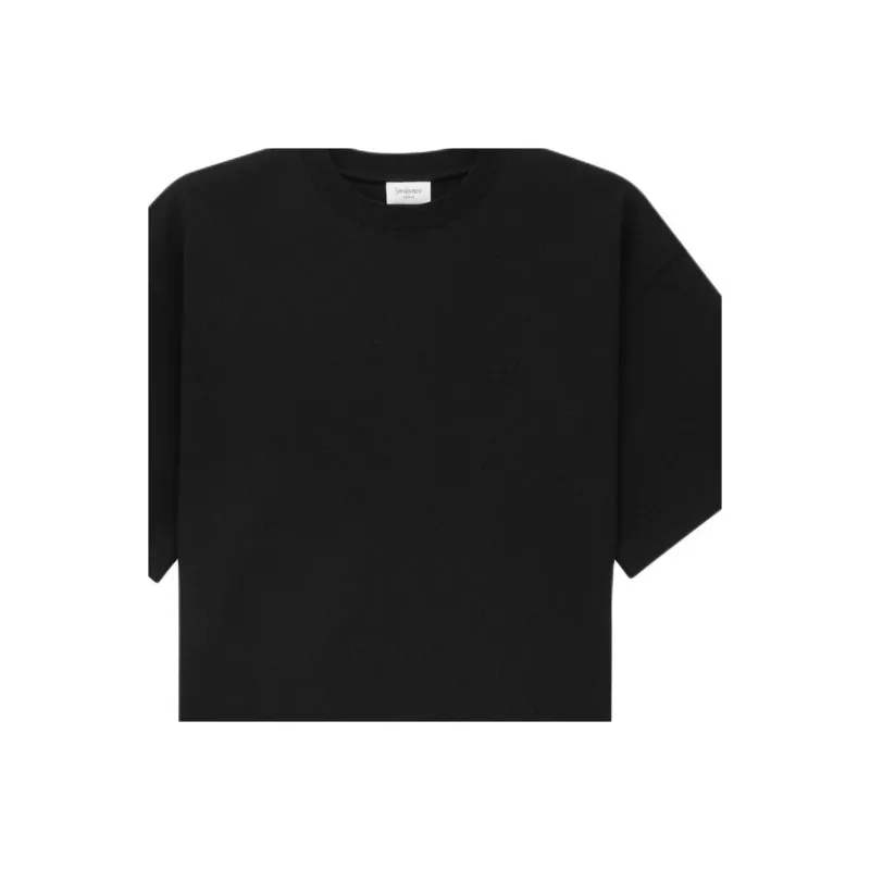 SAINT LAURENT T Shirts Women's Black-3