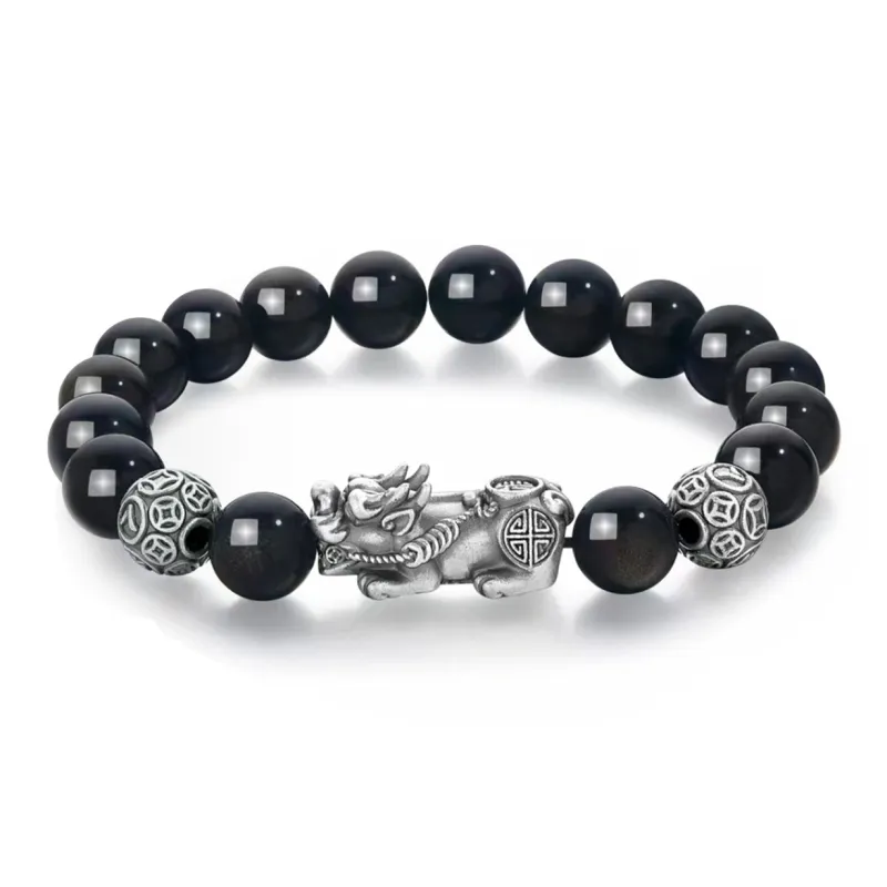 CMFY Obsidian Jade Bracelets Unisex-5