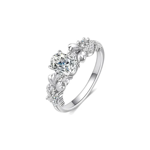 Right Hand Waiting S925 Silver Rings Women's