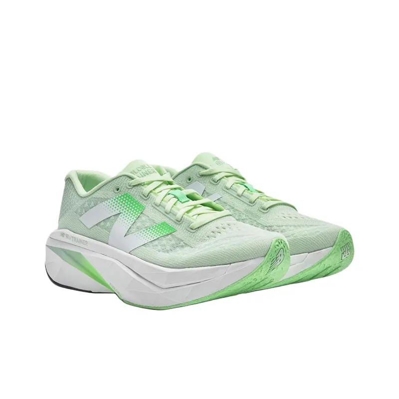 New Balance NB FuelCell SuperComp Trainer V3 Anti Slip Wear Resistant Low Top Training Running Shoes Women's Green-3