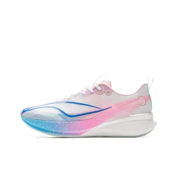 LiNing Red Hare 8PRO Anti Slip Wear Resistant Low Top Racing Running Shoes Men's White Blue Pink