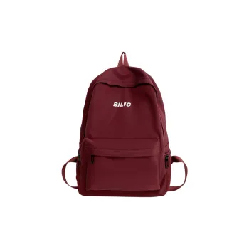 Single Warehouse Composite Cloth Backpack Regular Unisex Gray/Black/Burgundy/Ecru