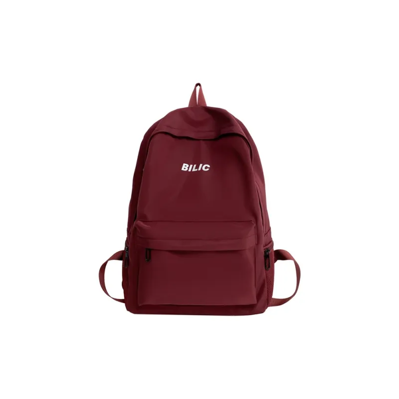 Single Warehouse Composite Cloth Backpack Regular Unisex Gray/Black/Burgundy/Ecru-0