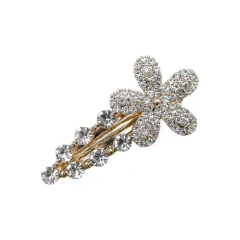 JIANYINGSHU Alloy+Faux Diamond Hair Clips Women's