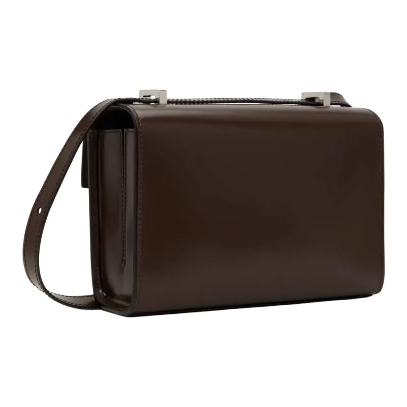 SAVETTE Calfskin Shoulder Bag Women's Brown-2