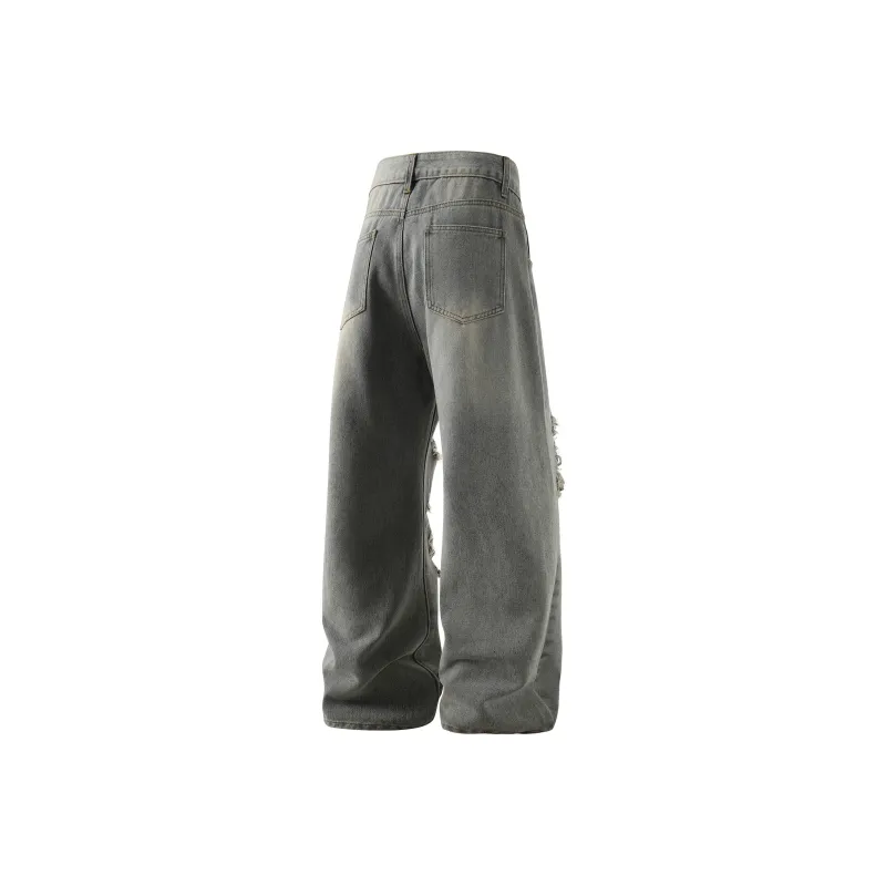 HOKLV Jeans Unisex-4