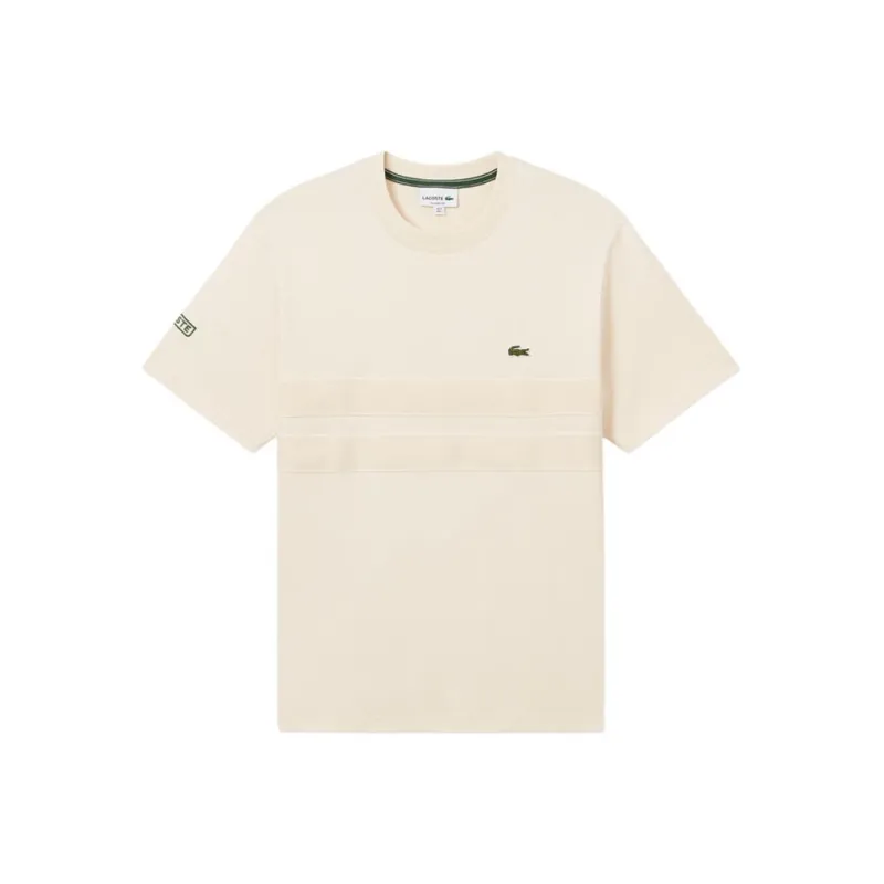 LACOSTE Logo appliqué T shirt-0