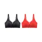 [2 Pack]Premium Black+Allure Red