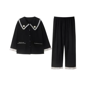 GRACE TOPIC Pajama Set Women's Black