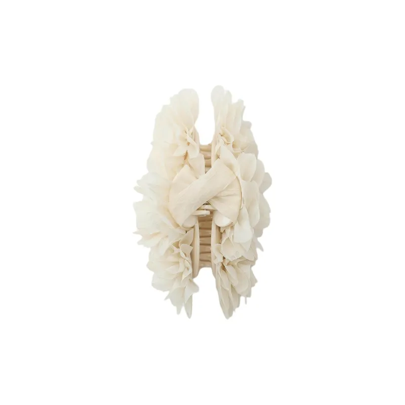 ZARA   Hair Clips Women's White-2