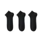 [3 Pack 10A Antibacterial, Extra Thin Breathable]3 Pack Black