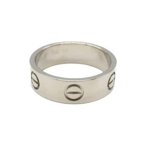 Cartier 2010s Pre owned 18kt White Gold Love Ring