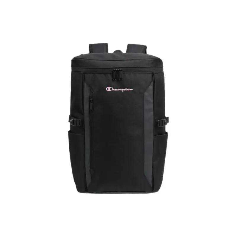 Champion Recycled Polyester Backpack Men's Black White-0