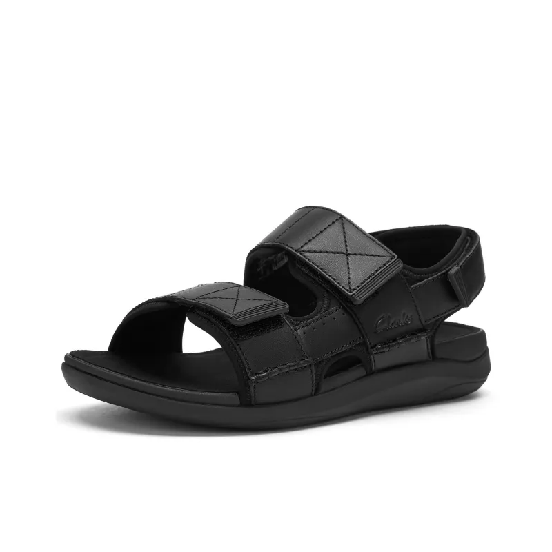 Clarks Beach Sandals Men's Black-1