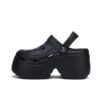 XMISTUO Fashion Advanced 9cm Platform Height Increasing Closed Toe Clogs Women's
