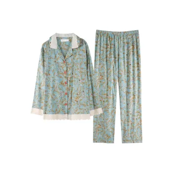 ZumashL Pajama Set Women's Dark Pine Sand Green