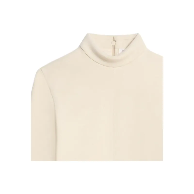 CELINE Overturned Collared Long Sleeve Top-2