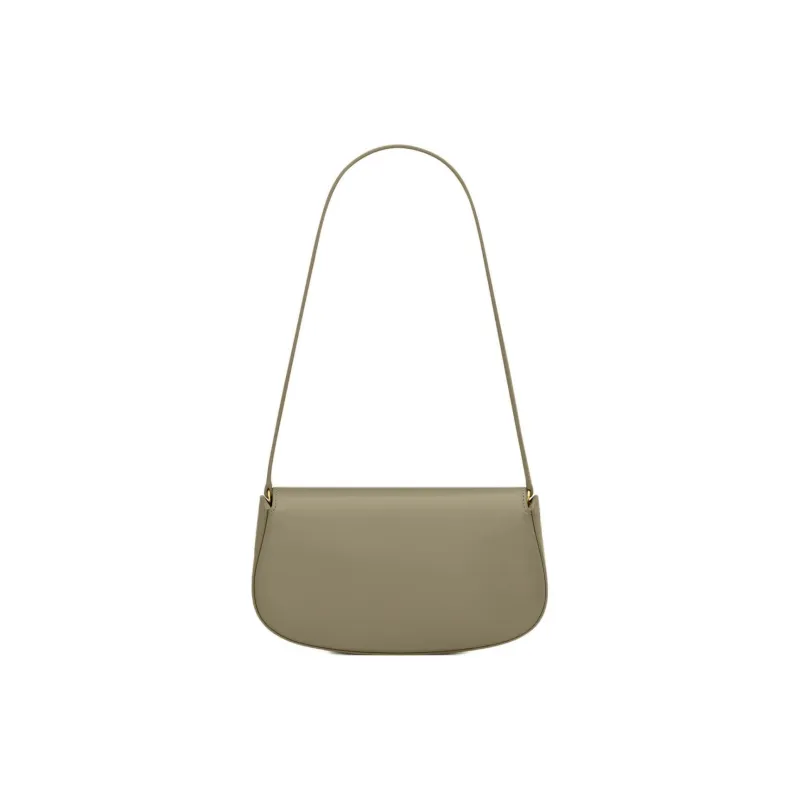 SAINT LAURENT Cow Leather Shoulder Bag Mini Women's Dark Moss Green-3