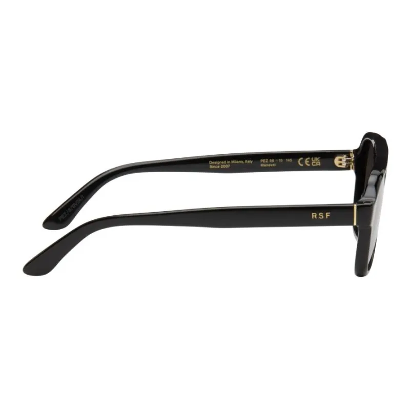 Retrosuperfuture Acetate Aviator Sunglasses Unisex Black-2