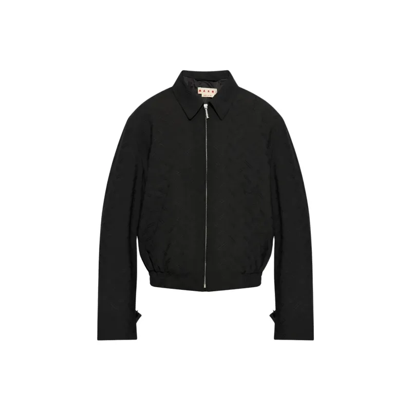 MARNI Zipped Bomber Jacket-0