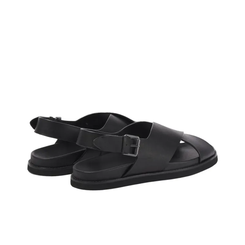 Polo Ralph Lauren Zane One Strap Sandals Men's Black-3