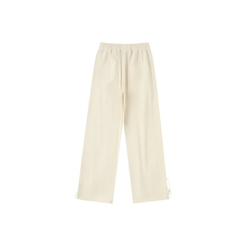 LAMLICKA Casual Pants Unisex Apricot-1