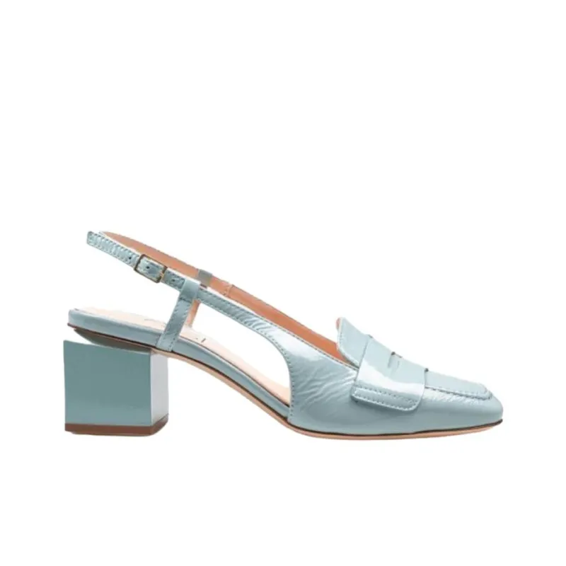 AGL ANGIE Chunky Heel High Heels 6cm Women's Blue-1