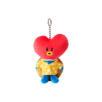 LINE FRIENDS BT21 Polyester Pendant Bag Accessory Unisex Red/Yellow/Blue