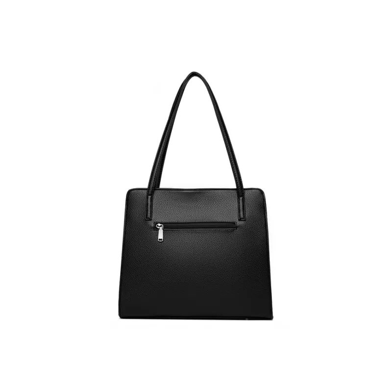 JIEXINI PU Crossbody Bag Shoulder Bag Women's Khaki Black/Burgundy-1