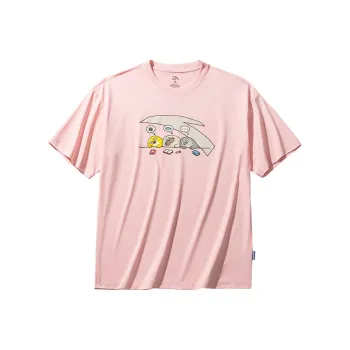 Anta Life Collection T Shirt Men's Clear Plum Pink