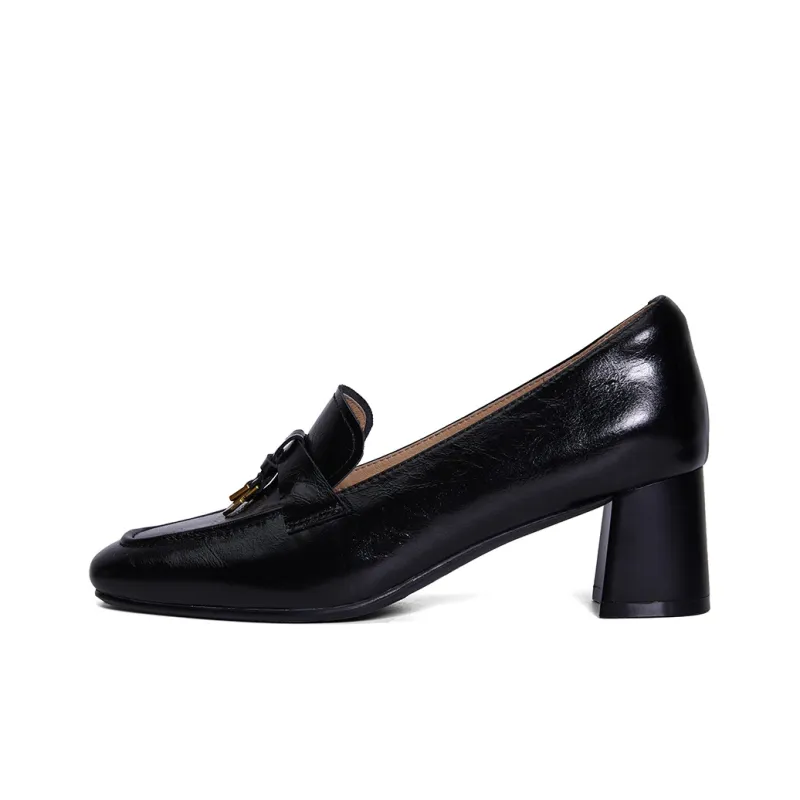 PT'SON Chunky Heel High Heels 5.3cm Women's-5