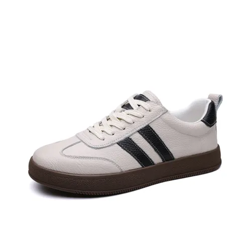 Poitulas Skateboard Shoes Men's White