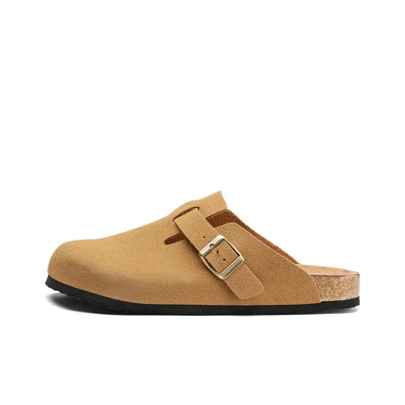 ENRICO COVERI Rubber Sole Abrasion Resistant Wrap toe Slippers Unisex-9