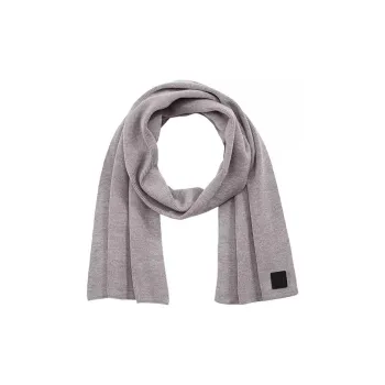 HUGO BOSS Knit Scarves Unisex Gray